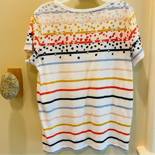 Loft  short sleeved t-shirt multi color in SMALL