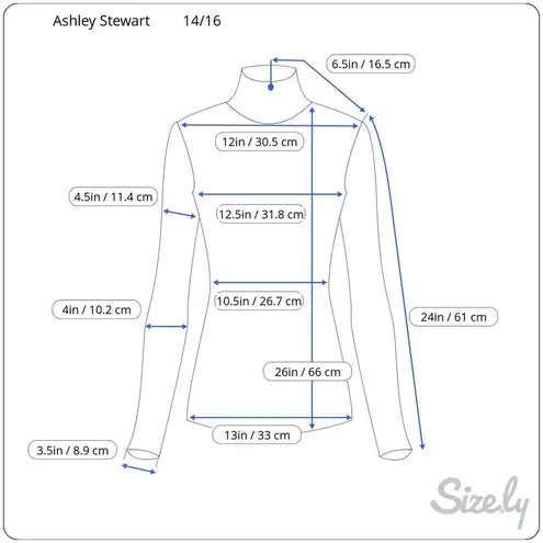 Ashley Stewart Women's Ribbed Turtleneck Sweater 14/16