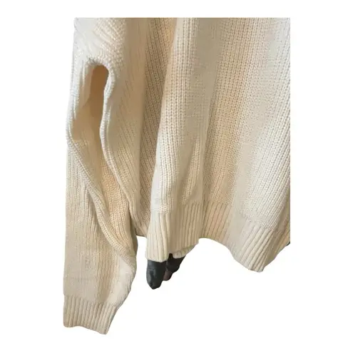 Bershka Cream XL Crewneck Sweater New with Tags