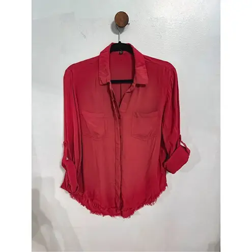 Velvet Heart Button Down Top