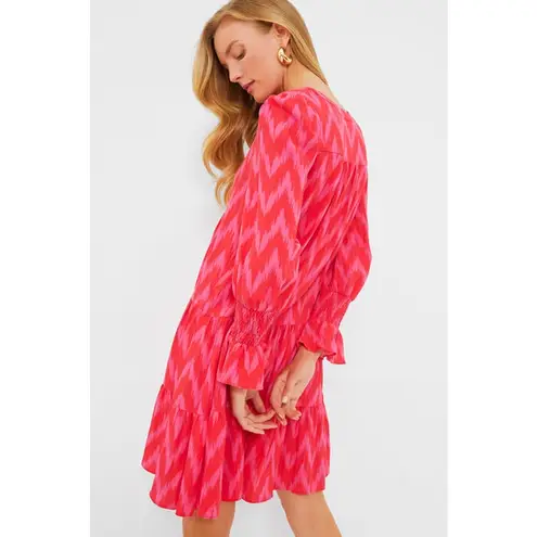 Tuckernuck Pomander Place Hot Pink Ikat Kenzo Mini Dress Size Small