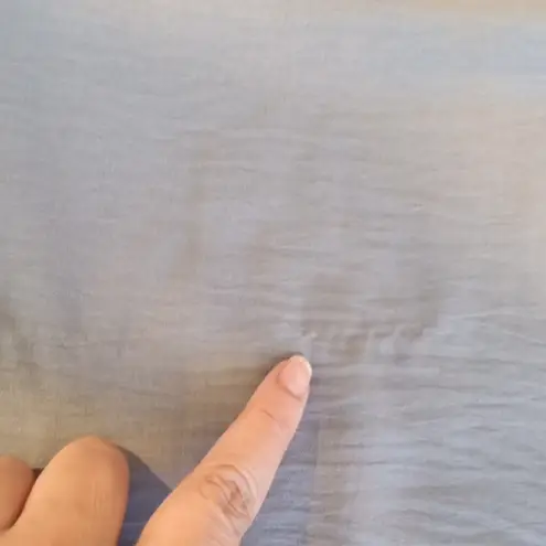 21 Saints Boxy Gray Short Sleeve Womens Blouse Womens Large