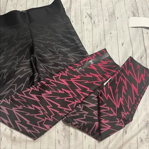 Ultracor Nwt  Lightning Bolt Leggings Size Small In Berry - Image 10