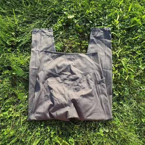 Girlfriend Collective Moon Compressive Pocket Legging Gray