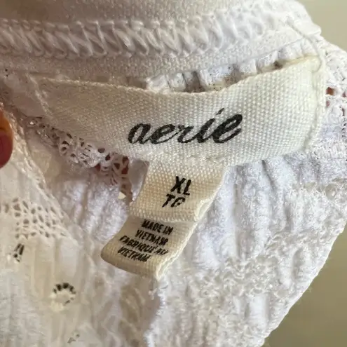 Aerie  Offshore Lace Boxer Shorts Women's Stretch Lounge Coquette Comfy XL