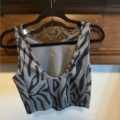 Adidas  Gray Activewear Top