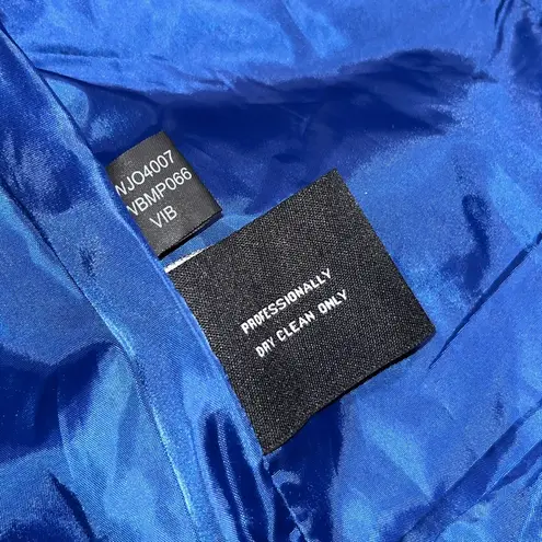 Black Rivet Blue Pea Coat / lined jacket / coat / pea coat / belted coat