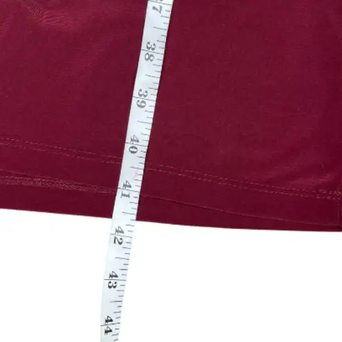 Ronni Nicole Burgundy Ruched Pullover 3/4 Sleeve Midi Bodycon Dress Plus Size 16