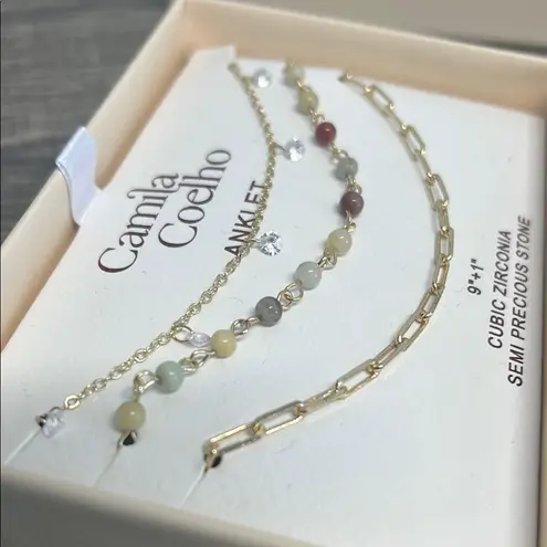 Camila Coelho | Anklet Trio Set ✨