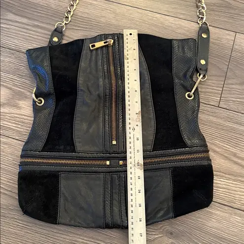 Steven By Steve Madden Snake Charmer Zip Messenger Bag