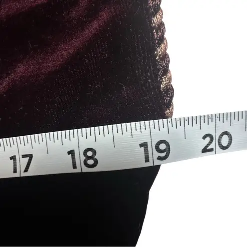 Vintage Women's Act III Burgundy Velvet 70s Style Theater Vest OS Red Size M