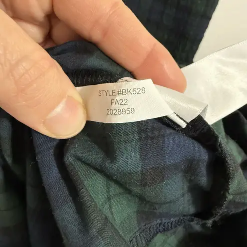 NEW Plus Size J.Crew Green Tartan Plaid Smocked Tiered Poplin Midi Dress Size 3X