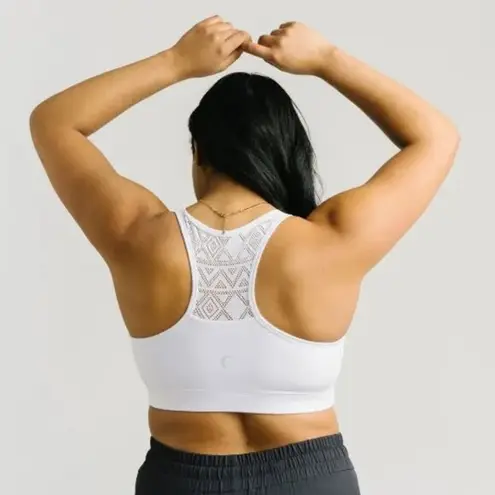 Zyia White Bomber Bra