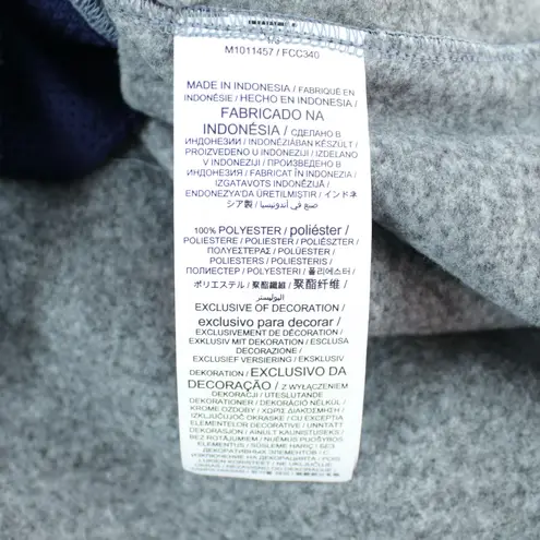 Fanatics Gray & Blue Patriots Long Sleeve Zip Up Sweater Womens Size XXL - NEW