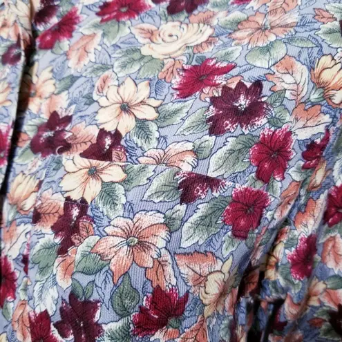 Westbound Vintage 80's 90's retro floral print button shirt blouse top SMALL