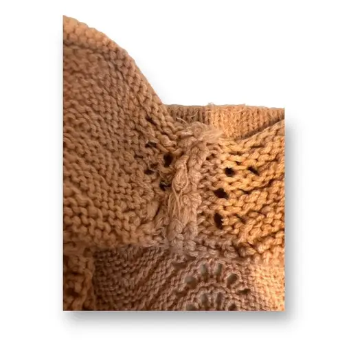 Ryu By Anthropologie Open Front Fuzzy Knit Cardigan Size Small