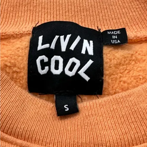 LivinCool Essential Crewneck Sweatshirt Orange
