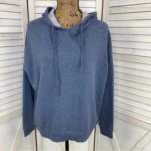 LIV Outdoor Kendall Crossover Back Pullover Hoodie Sweatshirt Blue Large Blue