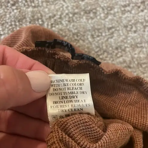 Very J Terracotta Ribbed Drawstring Joggers