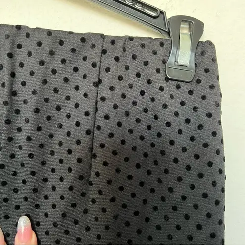 Maison Jules Anthropologie polka Dot leggings XSMALL black high rise Skinny
NWT