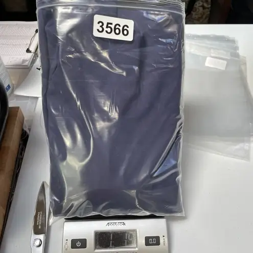 Betabrand Dress Womens Small Blue Black Colorblock Zip Pockets Rayon Nylon