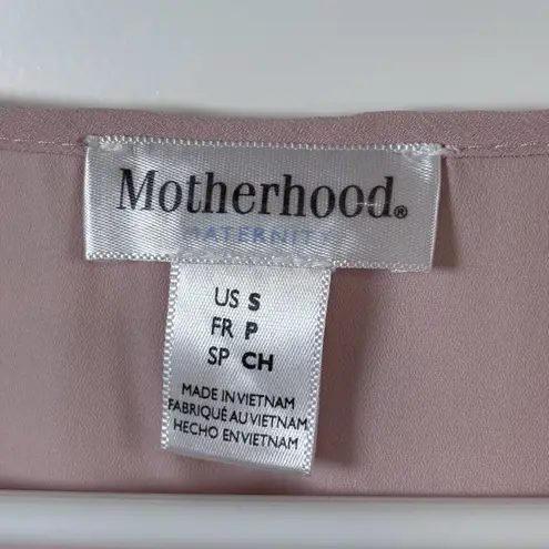 Motherhood Maternity Light Pink or Gold pink Dolman Sleeve Top size S lightweigh