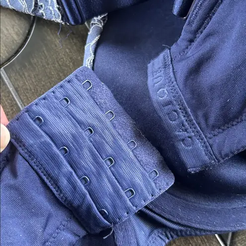 Cacique and Wacoal set of 2 bras in size 36 DDD navy blue and black full support