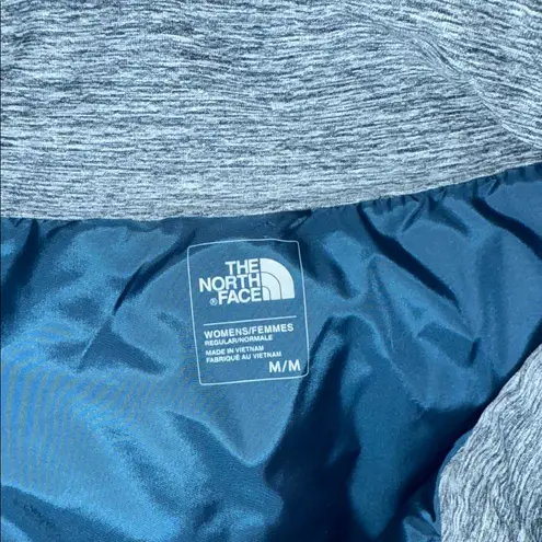 The North Face  insulated puffer vest teal green full zip up pockets woman’s medium