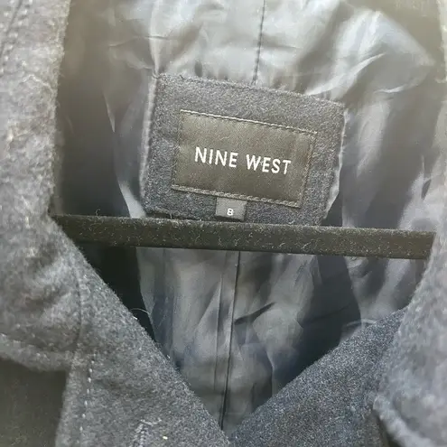 Nine West Navy Blue Pea Coat