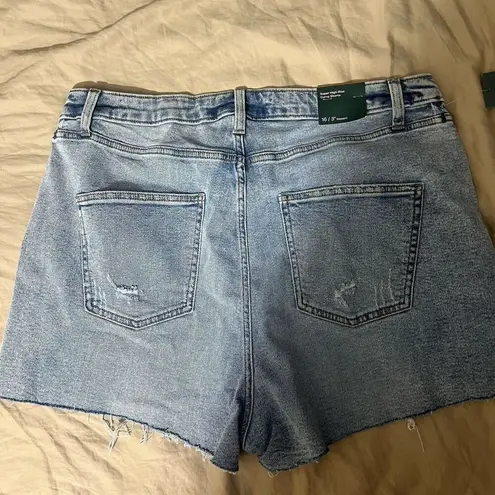 Wild Fable  Women's Plus Jean Shorts sz 16 Light Super High Rise Curvy  NWT