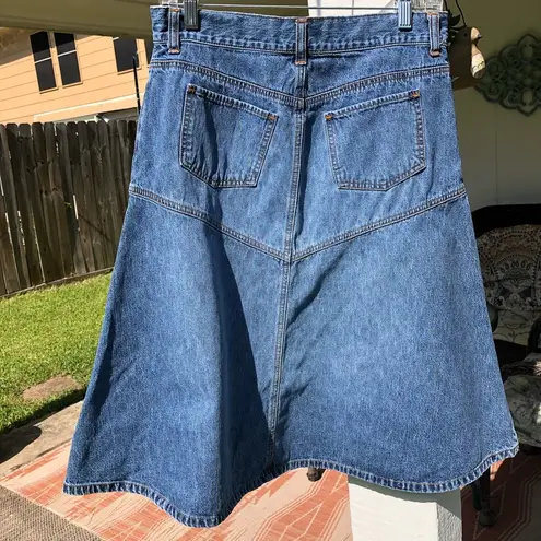 New York & Co. Blue Jean Skirt 6