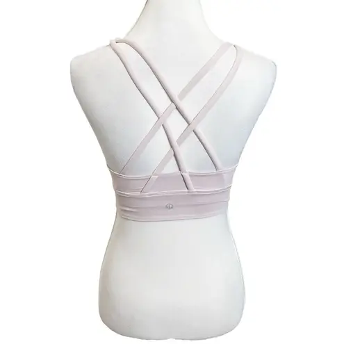 Lululemon  Energy Bra Long Line Medium Support B To D Cup Womens Size 4