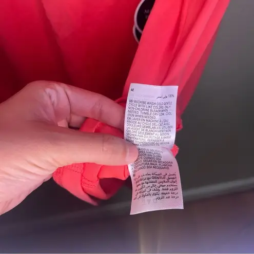 Karen Scott NWT Peach Orange Scoop Neck Short Sleeve T-Shirt XL Moisture Wicking