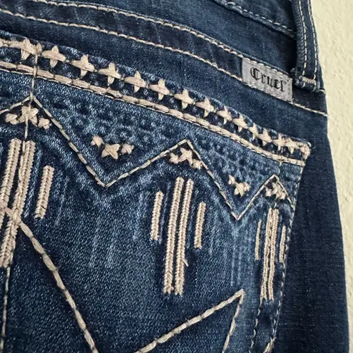 Cruel Girl Cruel Denim Jayley Jeans Women's 26 1R Stitching Pockets Bootcut Dark Wash