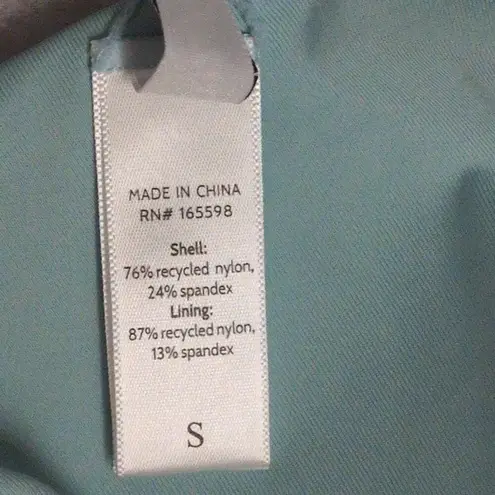 ANDIE The Skirt Bottom Attached Bikini Bottom CABLU Blue Swim Swimwear S New