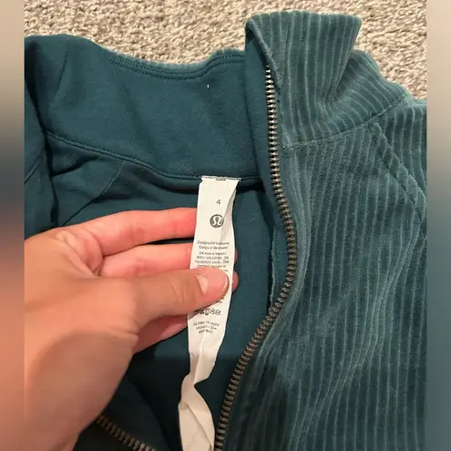 Lululemon  Scuba Track Jacket Velvet Cord