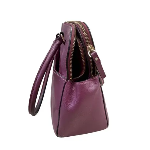 Kate Spade  New York Genuine red Leather clutch pure SKU 7222