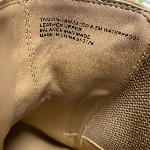 Blondo Tan Suede Tamzin Waterproof Heeled Ankle Bootie neubuck leather