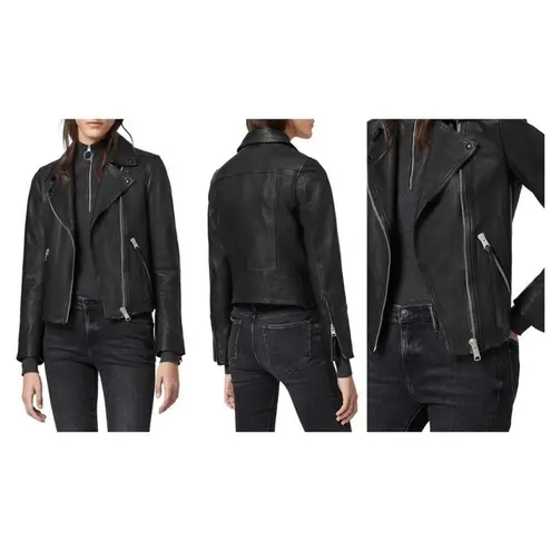 ALLSAINTS NEW! Dalby Leather Biker Jacket (US/8, UK/12)