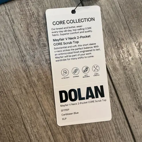 NWT Dolan Scrub Top V