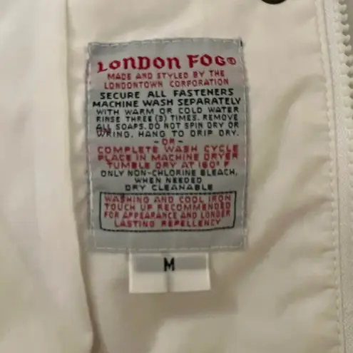 London Fog VINTAGE white windbreaker