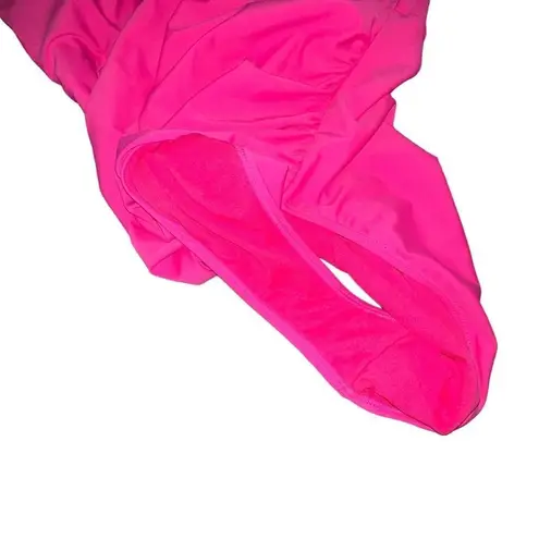 Catherine Malandrino Catherine Malandrino Size XL Halter One piece Swimsuit NWT NEW Hot Pink Bow