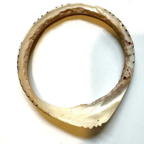 Old African Turban Shell Tribal Bangle Bracelet