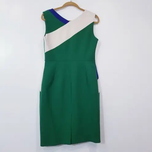 Karen Millen Color Block Sheath Dress New with FLAWS Stains