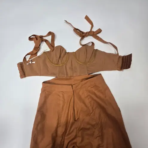 Tularosa  Kylo Jumpsuit in Pecan Brown