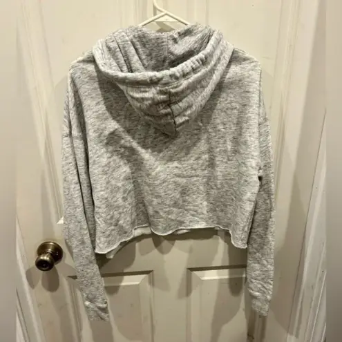 Hollister ‎ Cropped 1/4 Zip-Up Hoodie size Large