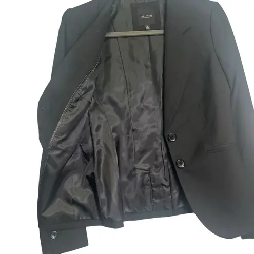 The Limited  Black Collection Blazer Womens Size 2 Button Long Sleeve Career Work