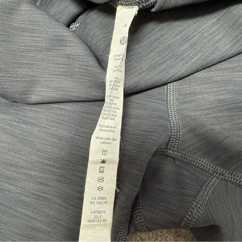 Lululemon  Wunder Train High-Rise Short 6" Heathered Graphite Grey 4 - Image 6