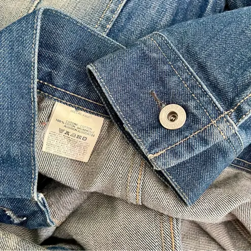 Diesel x Vicious Vesture Denim Studded Leopard Punk Rocker Jacket, Size S