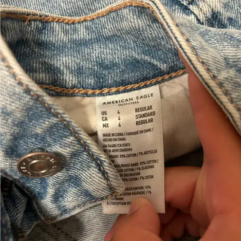 American Eagle  ripped mom jeans